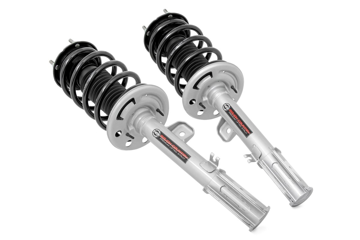 Ford Explorer Suspension Lift Kit - Front + Rear - Rough Country - N3 Performance Lifted Struts - '11-'19